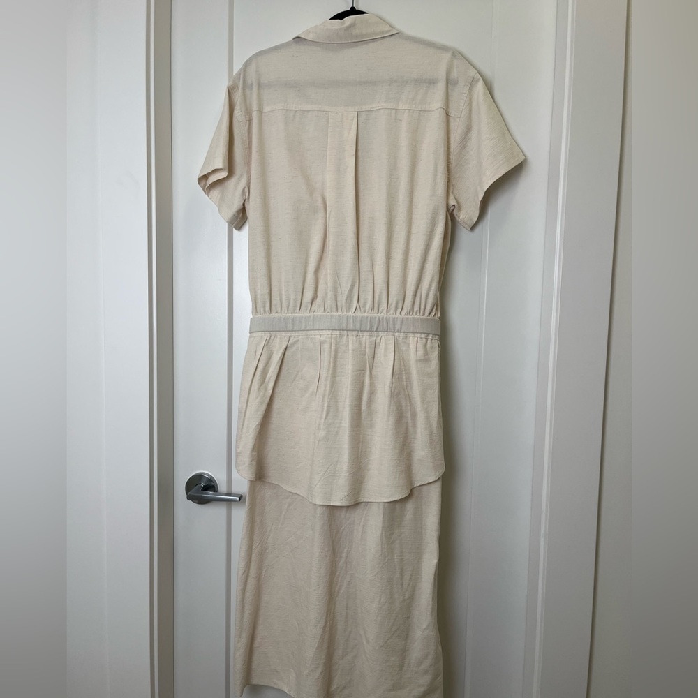 Aime Hope Make cream belted button up dress - Picture 6 of 7